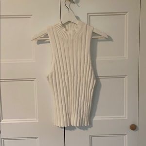 White Sweater Tank